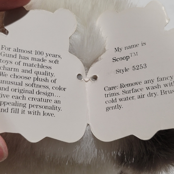 Gund Scoop 1987  Segull #5253 plush toy NOS - Picture 4 of 11